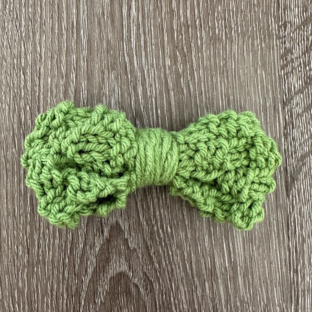 Handmade Kiwi Green Hair Bow